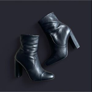 Steve Madden Black Heeled Boots